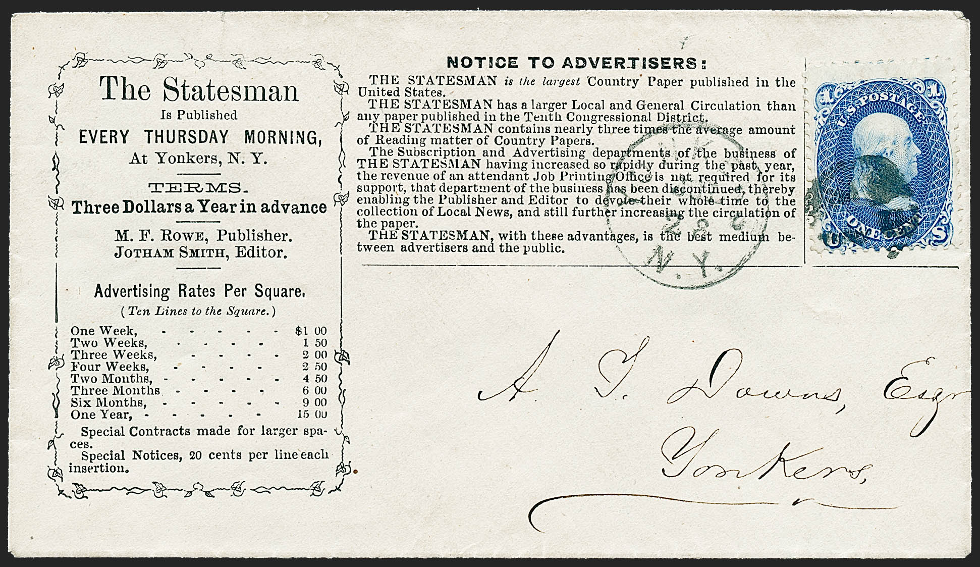 Sale no. 1223 — Lot no. 8176 — Siegel Auction Galleries