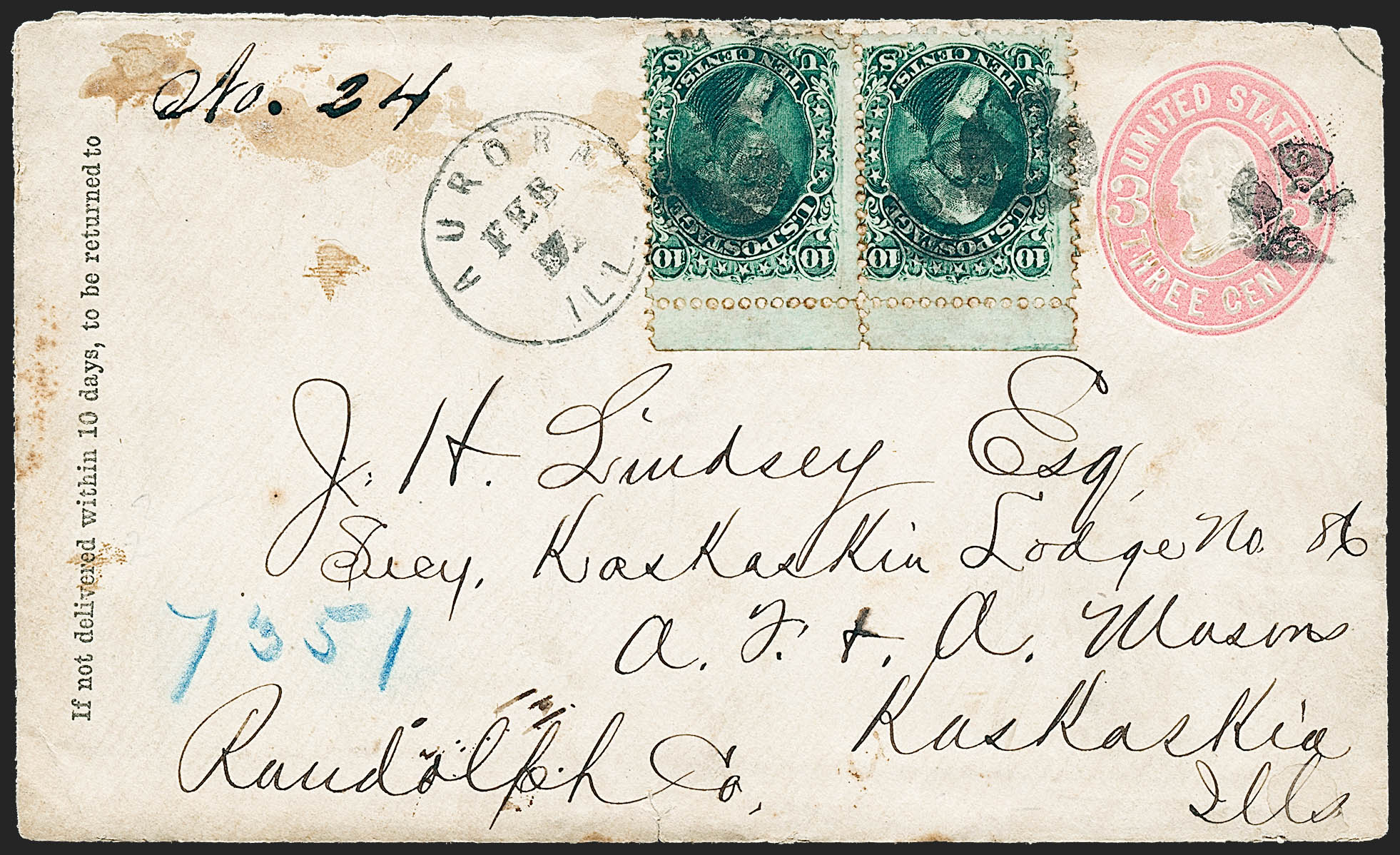 Sale no. 1223 — Lot no. 8211 — Siegel Auction Galleries