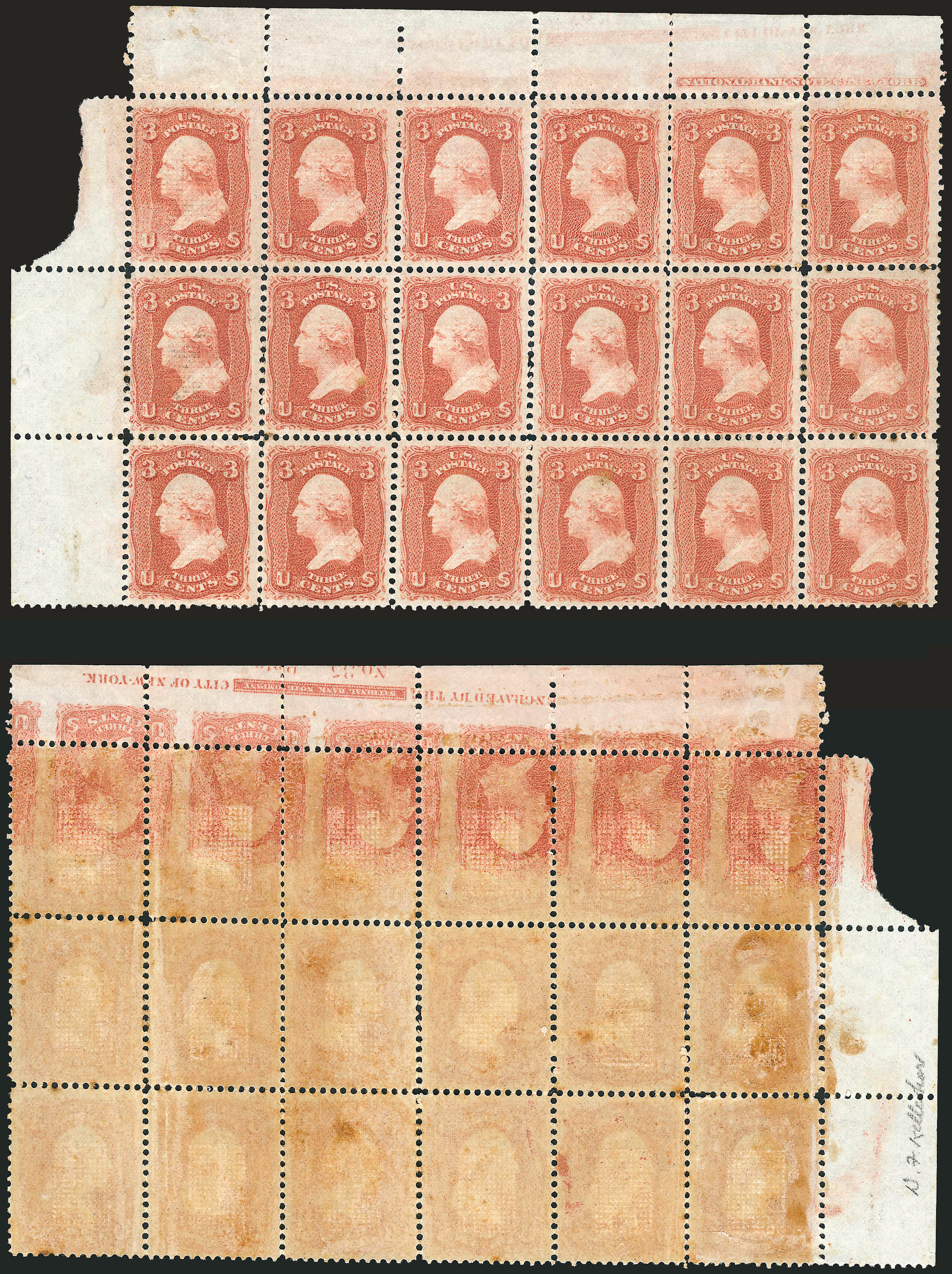 Siegel Census Record 94d-OG-BL-01 — Siegel Auction Galleries